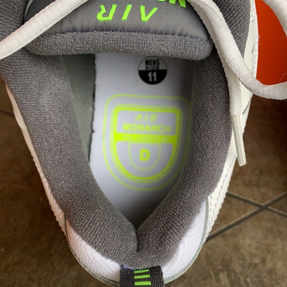 NIKE AIR MONARCH IV WHITE/WHITE-COOL GREY MENS - Picture 10 of 15